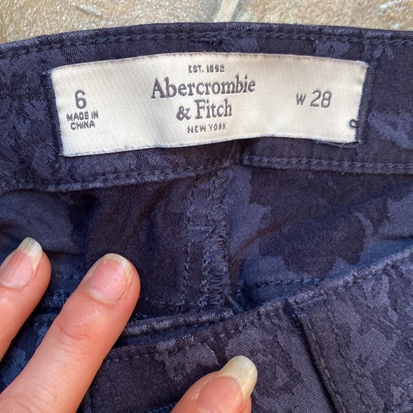 Abercrombie and Fitch floral jean - Picture 2 of 2